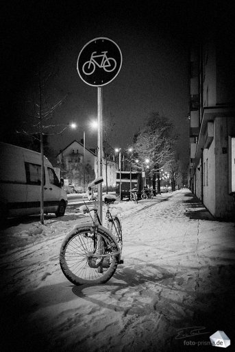 Silent Empty Winter Night - Werinherstraße (Foto: Eric Paul)