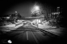 Silent Empty Winter Night - Unterführung St.-Martin-Straße (Foto: Eric Paul)